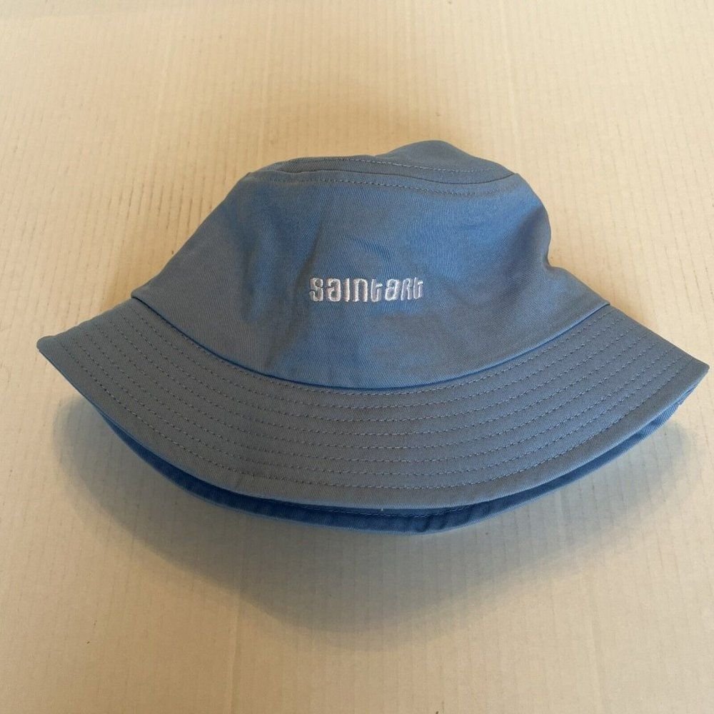 SaintArt Blue Bucket Hat Sz M Boonie Brim Sun Safari Summer Camping Beac… - Picture 6 of 12